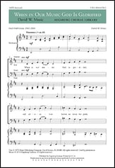 When in Our Music God Is Glorified SATB choral sheet music cover